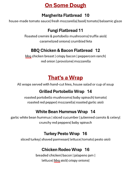 Menu Frank G's Place-2